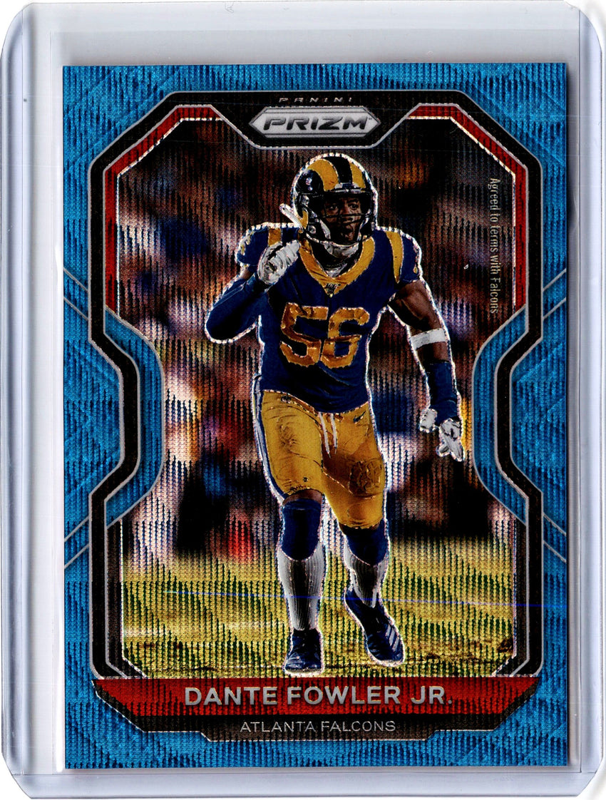 2020 Prizm Football DANTE FOWLER JR. Blue Wave Prizm 63/199-Cherry Collectables