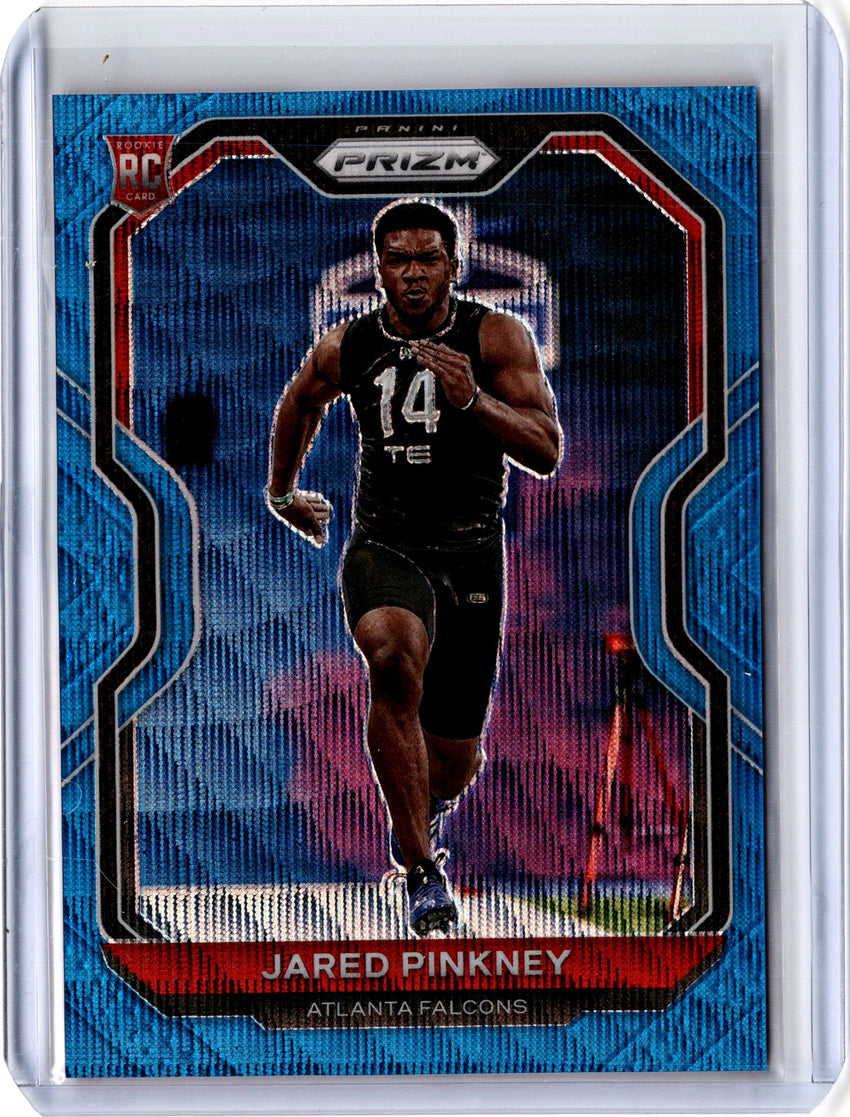 2020 Prizm Football JARED PINKNEY Blue Wave Rookie Prizm 57/199-Cherry Collectables