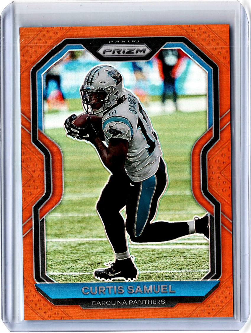 2020 Prizm Football CURTIS SAMUEL Orange Prizm 140/249-Cherry Collectables