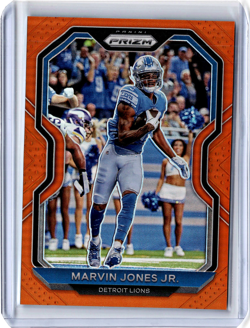2020 Prizm Football MARVIN JONES JR. Orange Prizm 107/249-Cherry Collectables