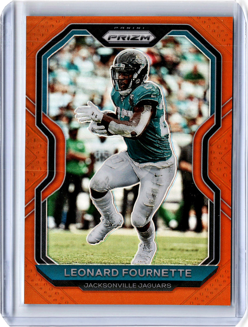 2020 Prizm Football LEONARD FOURNETTE Orange Prizm 246/249-Cherry Collectables