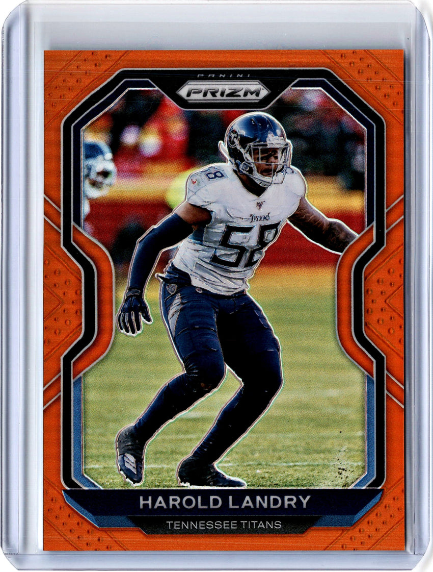 2020 Prizm Football HAROLD LANDRY Orange Prizm 30/249-Cherry Collectables