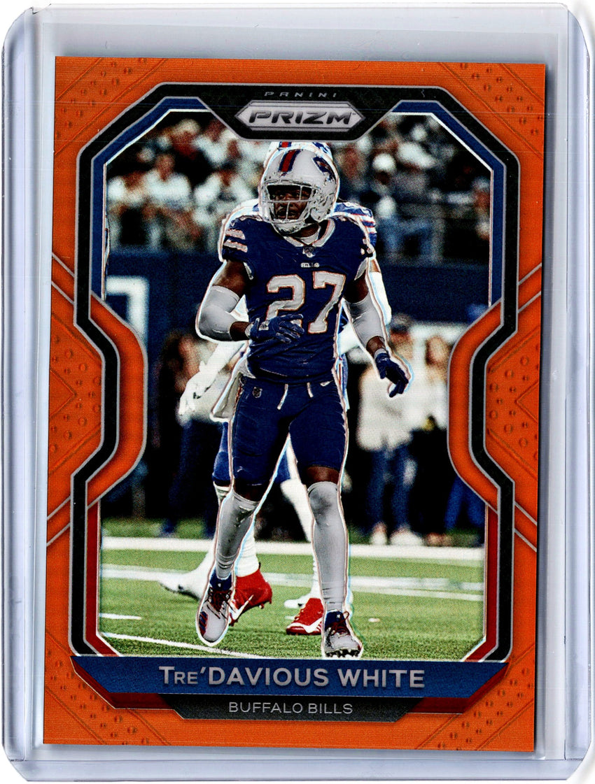 2020 Prizm Football TRE'DAVIOUS WHITE Orange Prizm 167/249-Cherry Collectables