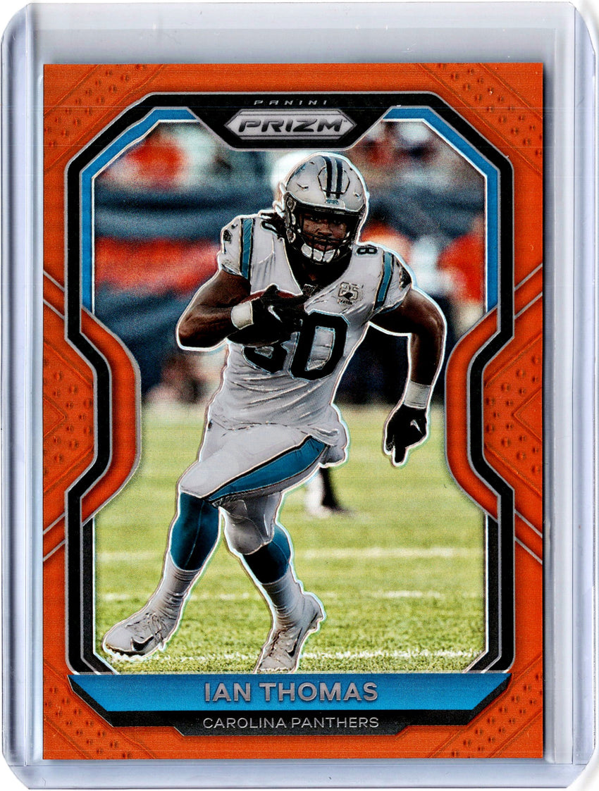 2020 Prizm Football IAN THOMAS Orange Prizm 246/249-Cherry Collectables