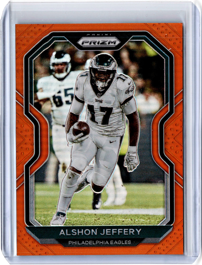 2020 Prizm Football ALSHON JEFFERY Orange Prizm 181/249-Cherry Collectables