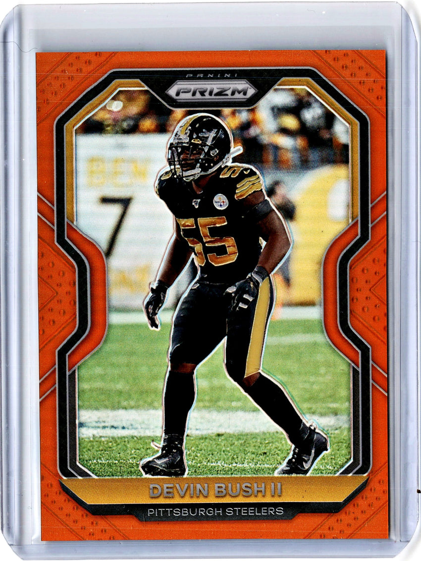 2020 Prizm Football DEVIN BUSH II Orange Prizm 143/249-Cherry Collectables