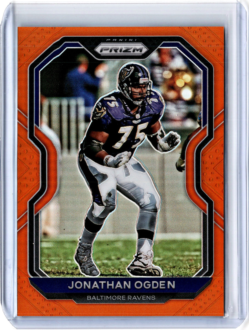 2020 Prizm Football JONATHAN OGDEN Orange Prizm 77/249-Cherry Collectables