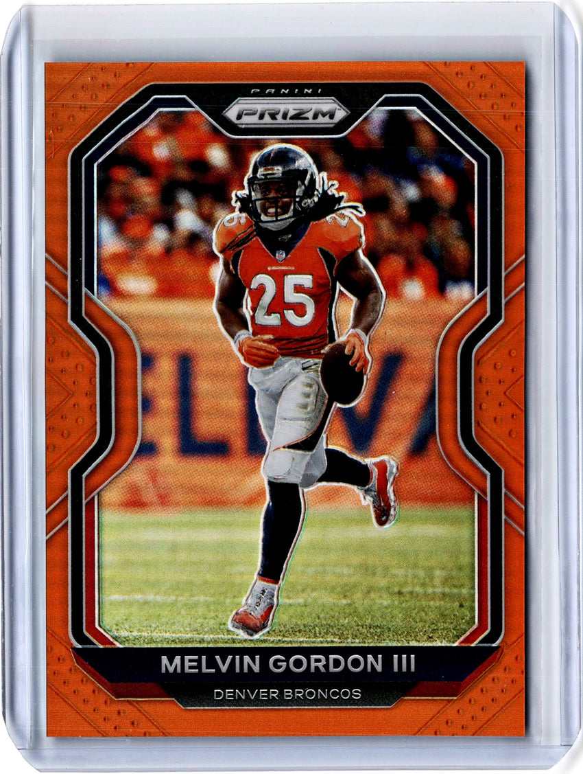 2020 Prizm Football MELVIN GORDON III Orange Prizm 216/249-Cherry Collectables