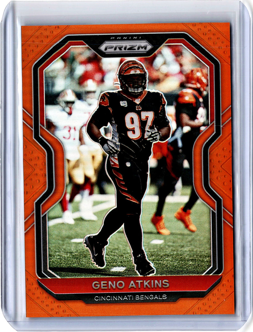 2020 Prizm Football GENO ATKINS Orange Prizm 103/249-Cherry Collectables