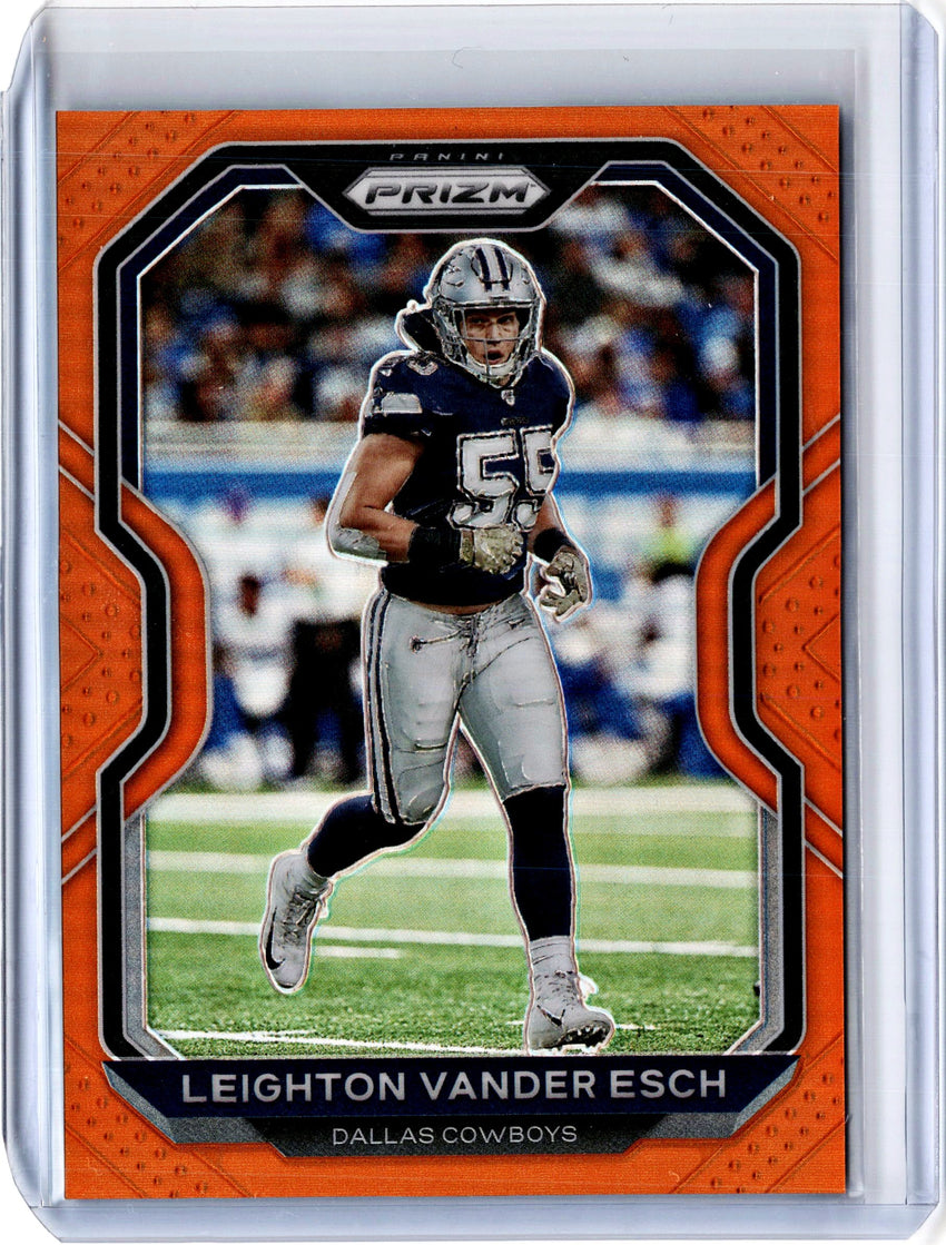 2020 Prizm Football LEIGHTON VANDER ESCH Orange Prizm 203/249-Cherry Collectables