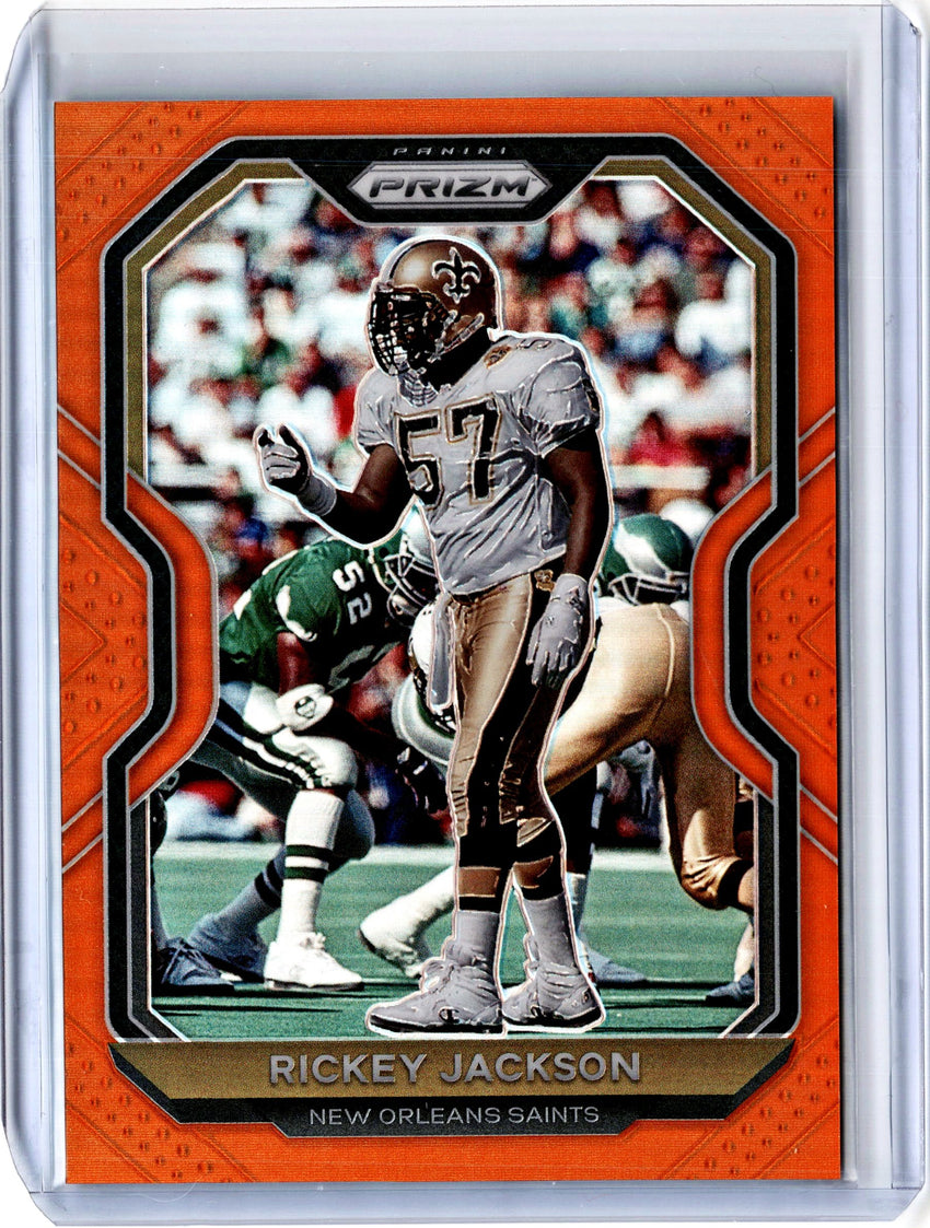 2020 Prizm Football RICKEY JACKSON Orange Prizm 33/249-Cherry Collectables