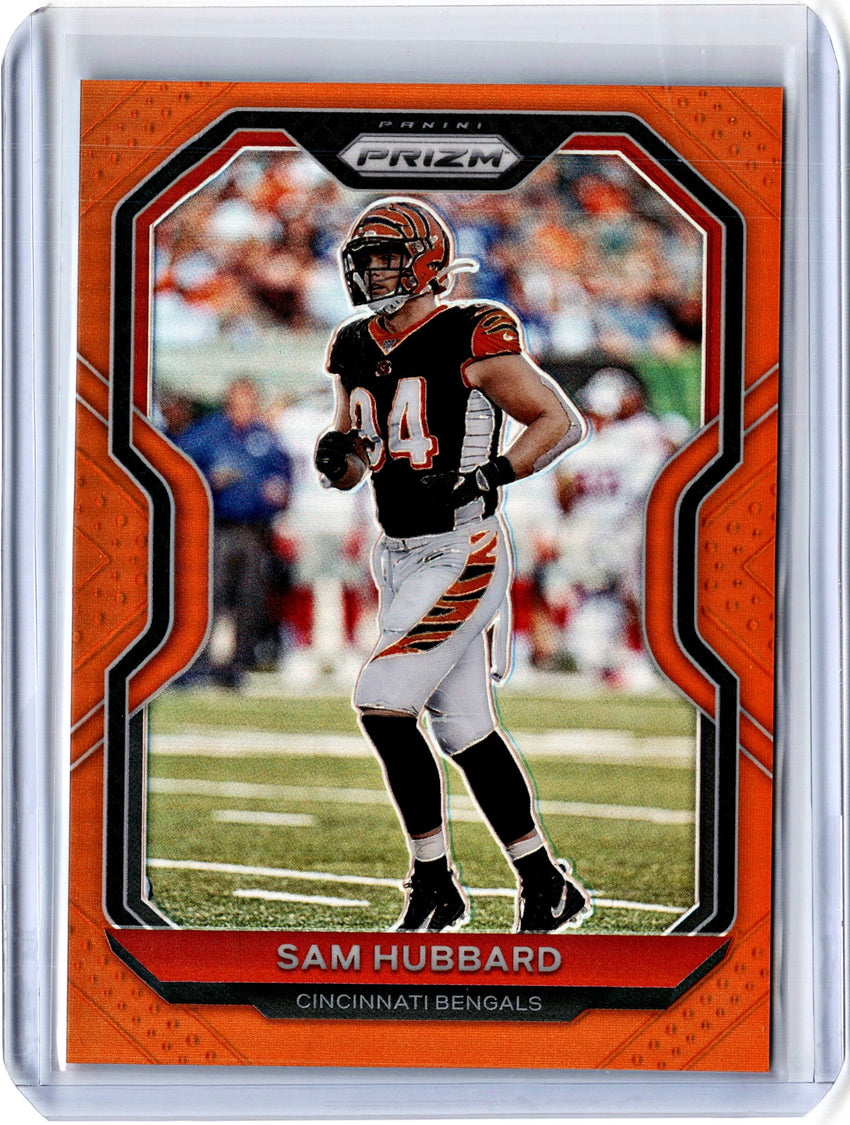 2020 Prizm Football SAM HUBBARD Orange Prizm 238/249-Cherry Collectables