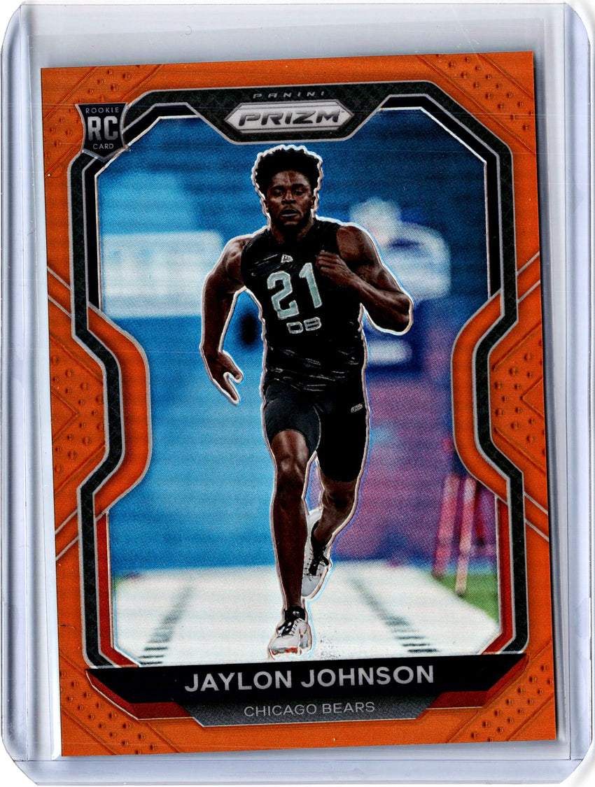 2020 Prizm Football JAYLON JOHNSON Orange Rookie Prizm 70/249-Cherry Collectables