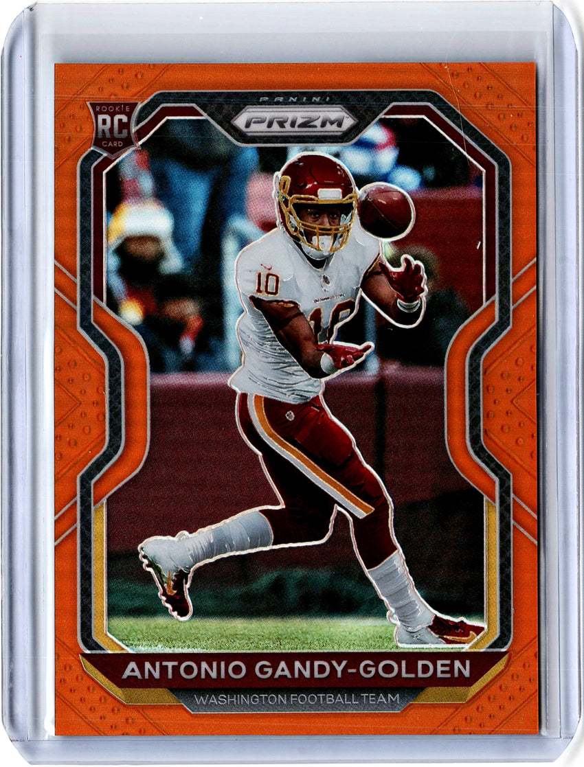 2020 Prizm Football ANTONIO GANDY-GOLDEN Orange Rookie Prizm 122/249-Cherry Collectables