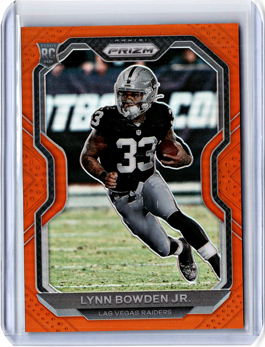 2020 Prizm Football LYNN BOWDEN JR. Orange Rookie Prizm 16/249-Cherry Collectables