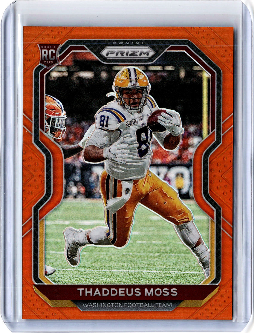 2020 Prizm Football THADDEUS MOSS Orange Rookie Prizm 86/249-Cherry Collectables