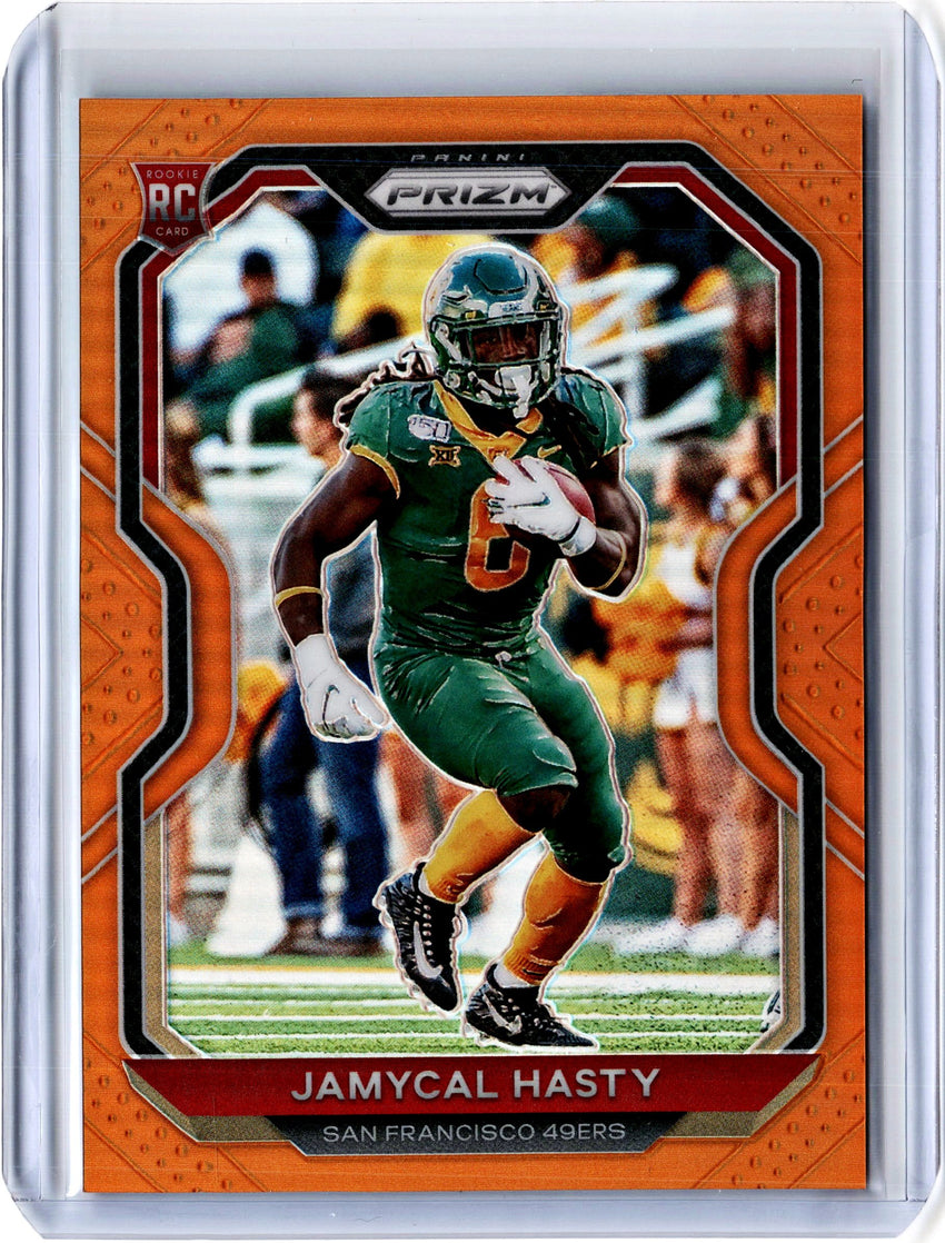 2020 Prizm Football JAMYCAL HASTY Orange Rookie Prizm 196/249-Cherry Collectables