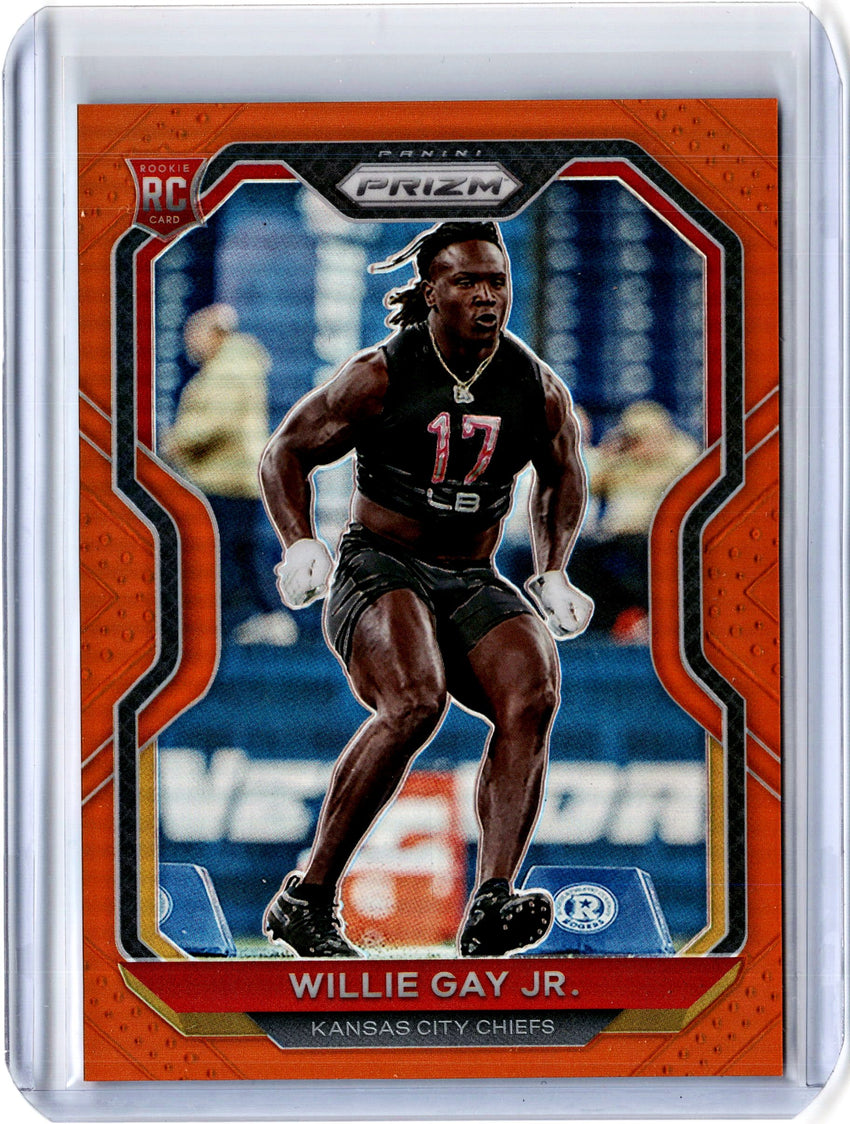 2020 Prizm Football WILLIE GAY JR. Orange Rookie Prizm 217/249-Cherry Collectables