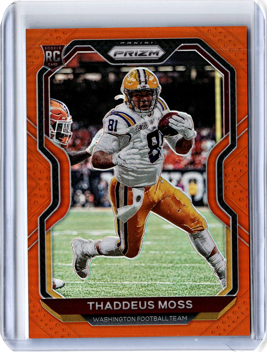 2020 Prizm Football THADDEUS MOSS Orange Rookie Prizm 195/249-Cherry Collectables