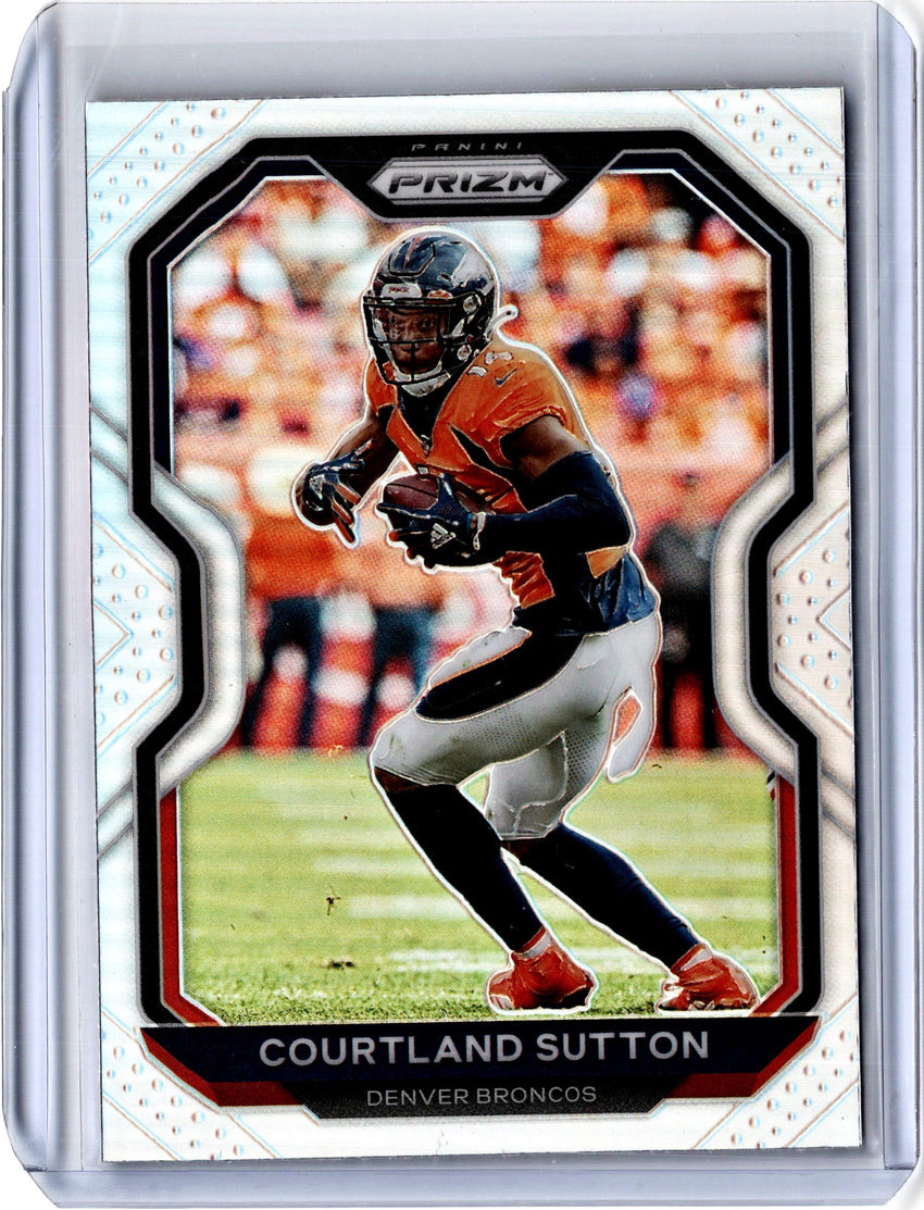 2020 Prizm Football COURTLAND SUTTON Silver Prizm #111-Cherry Collectables
