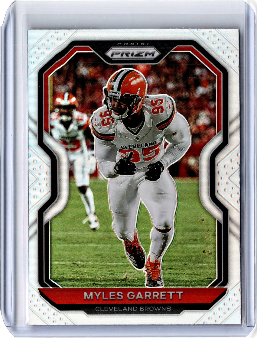 2020 Prizm Football MYLES GARRETT Silver Prizm #62-Cherry Collectables