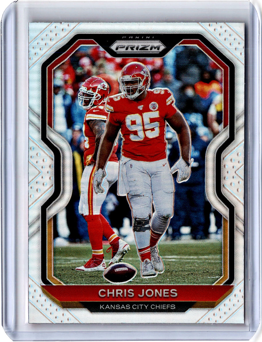 2020 Prizm Football CHRIS JONES Silver Prizm #125-Cherry Collectables