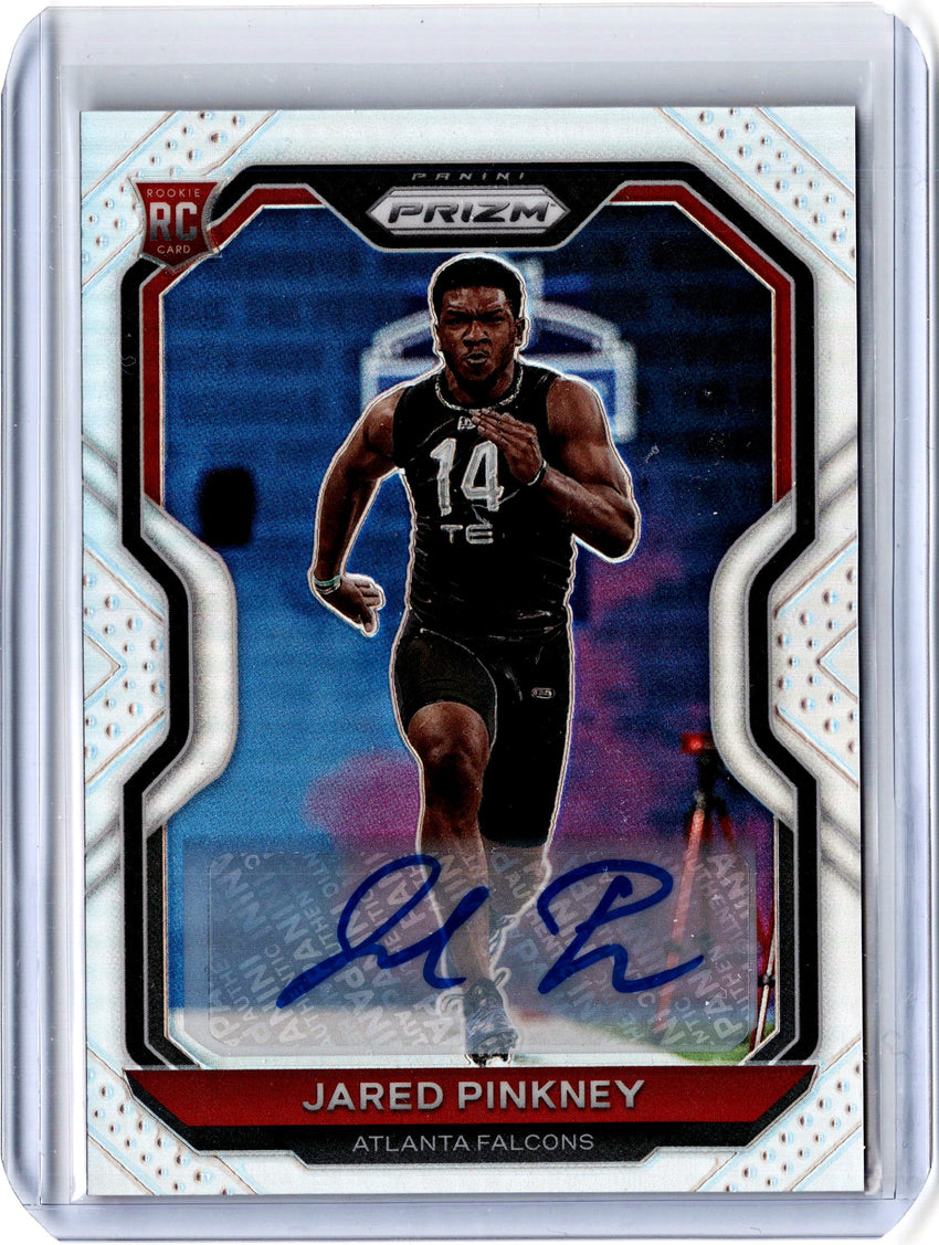 2020 Prizm Football JARED PINKNEY Rookie Auto Silver Prizm #348-Cherry Collectables