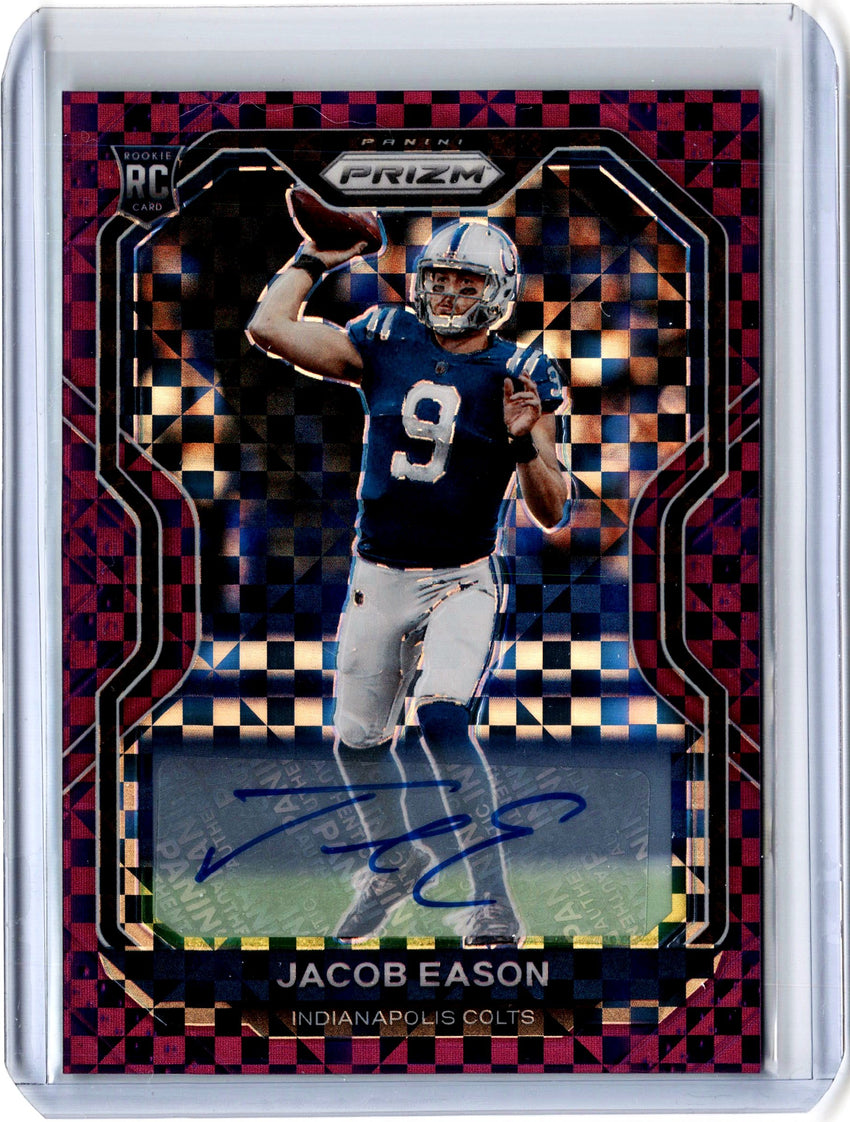 2020 Prizm Football JACOB EASON Rookie Auto Purple Power 32/49-Cherry Collectables