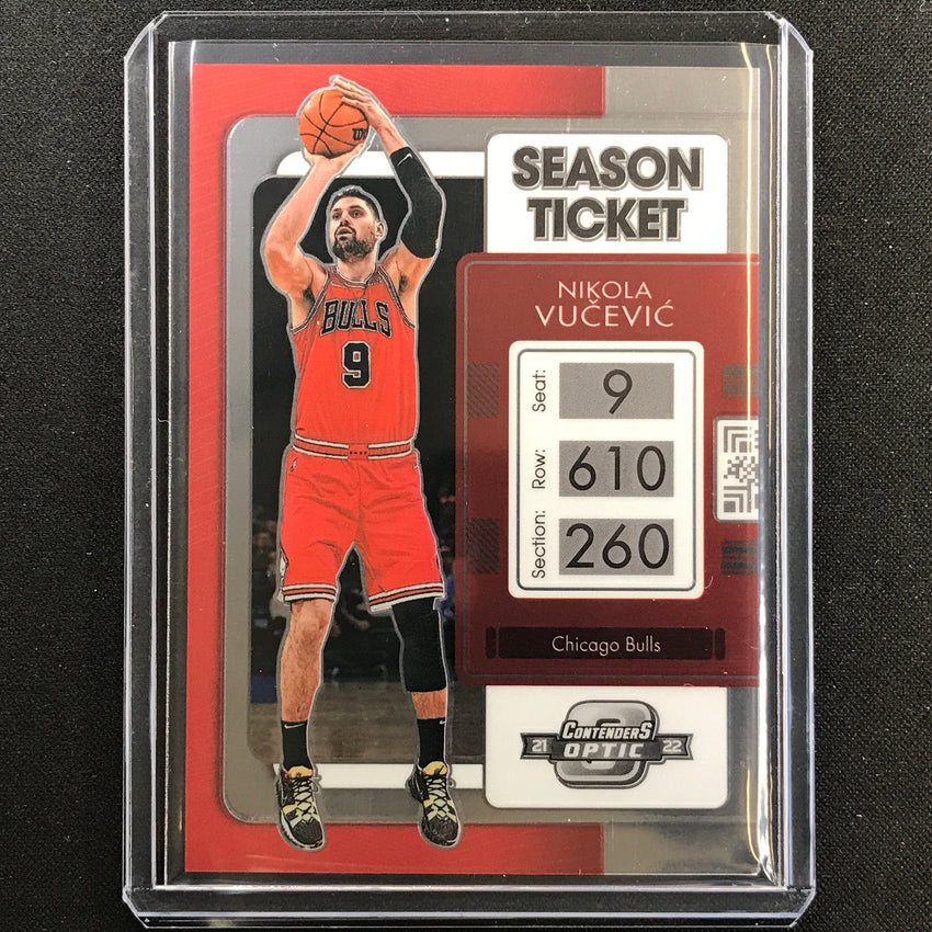 2021-22 Contenders Optic NIKOLA VUCEVIC Season Ticket Base #40