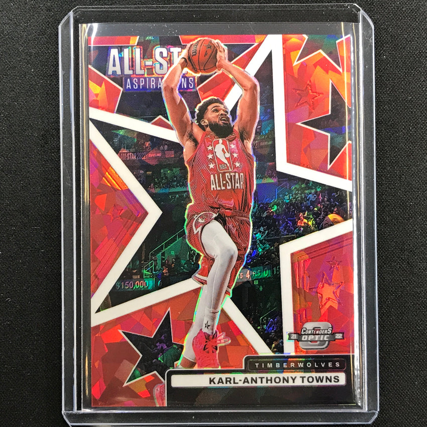 2021-22 Contenders Optic KARL-ANTHONY TOWNS All-Star Aspirations Red Ice #15
