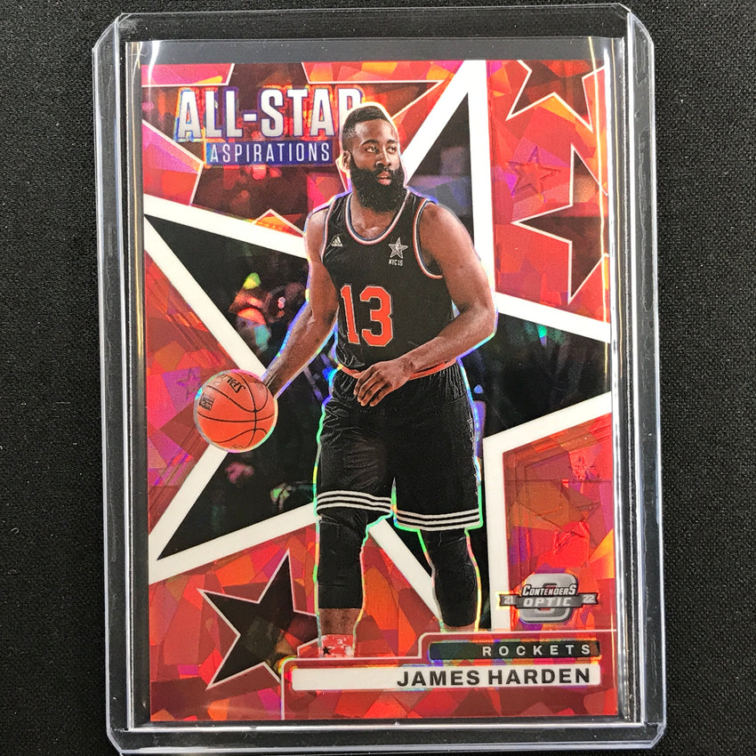 2021-22 Contenders Optic JAMES HARDEN All-Star Aspirations Red Cracked Ice #18