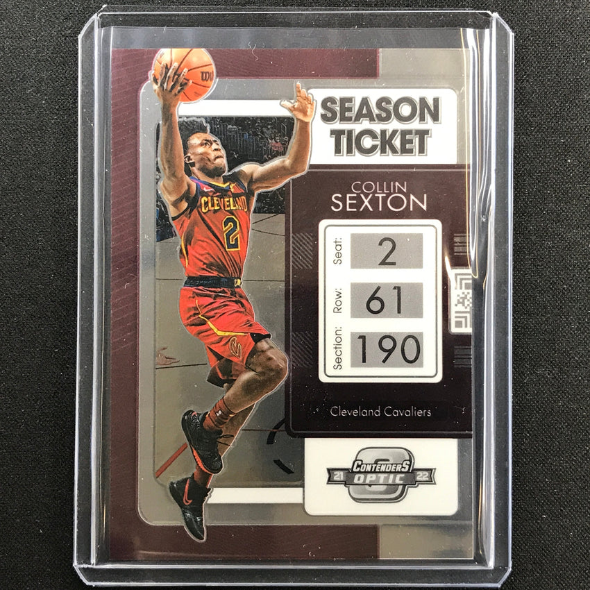 2021-22 Contenders Optic COLLIN SEXTON Season Ticket Base #44
