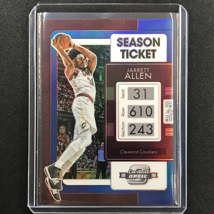 2021-22 Contenders Optic Jarrett Allen Season Ticket Blue 81/99