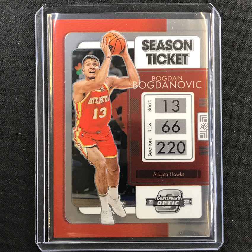 2021-22 Contenders Optic Bogdan Bogdanovic Season Ticket Base No 57