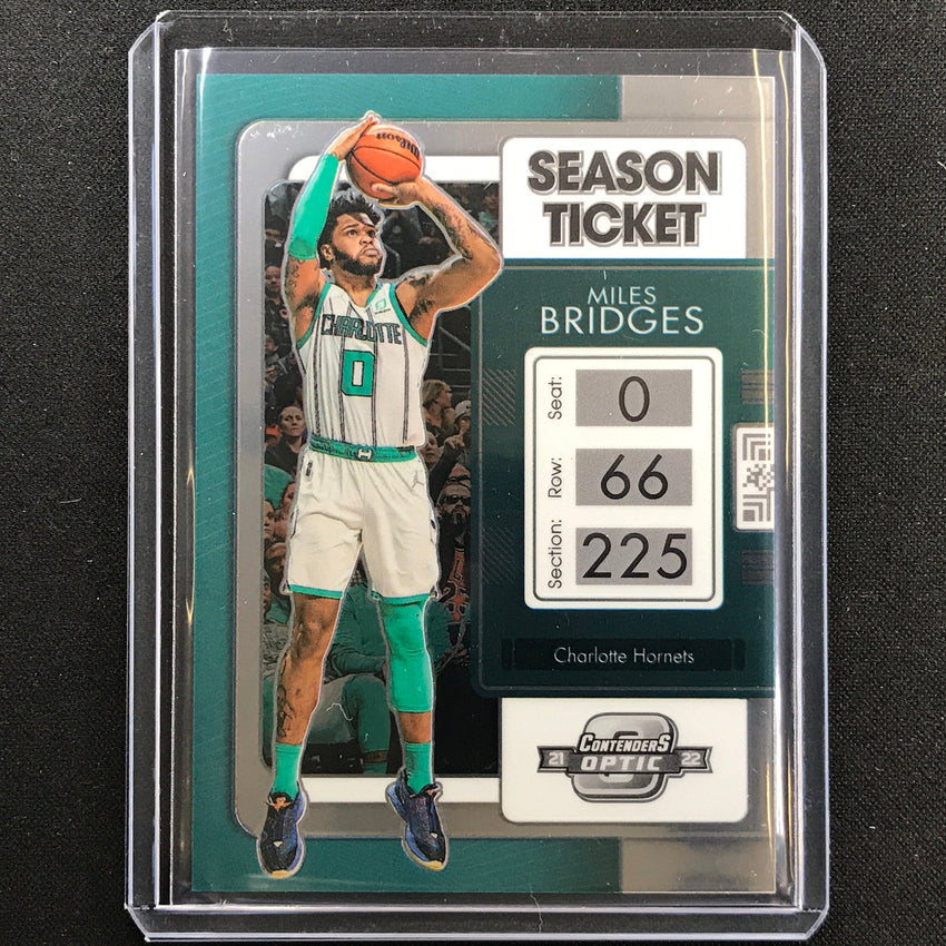 2021-22 Contenders Optic MILES BRIDGES Season Ticket Base #58