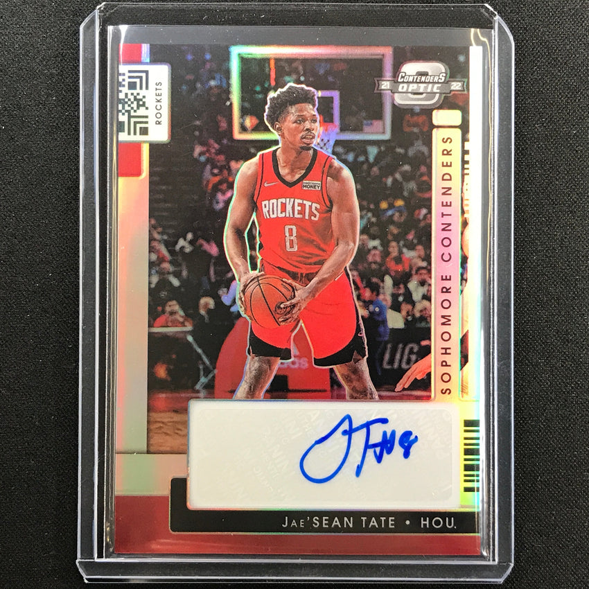 2021-22 Contenders Optic Jaesean Tate Sophomore Auto Silver Prizm 52/149