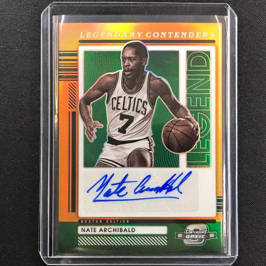 2021-22 Contenders Optic Nate Archibald Legendary Auto Orange 21/25