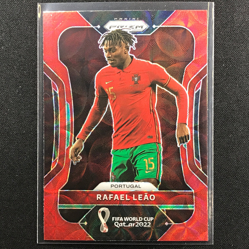 2022 Prizm FIFA World Cup Qatar RAFAEL LEAO Choice Red Scope #181