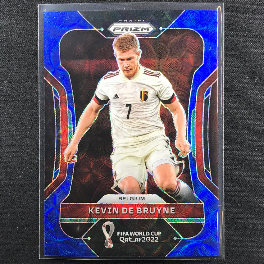 2022 Prizm Fifa World Cup Qatar Kevin De Bruyne Choice Blue 133/135