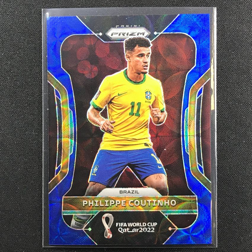 2022 Prizm Fifa World Cup Qatar Philippe Coutinho Choice Blue 59/135