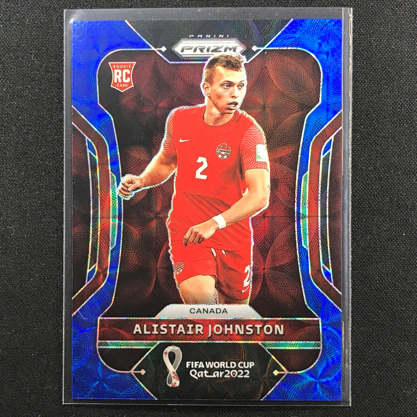 2022 Prizm Fifa World Cup Qatar Alistair Johnston Rookie Choice Blue 58/135