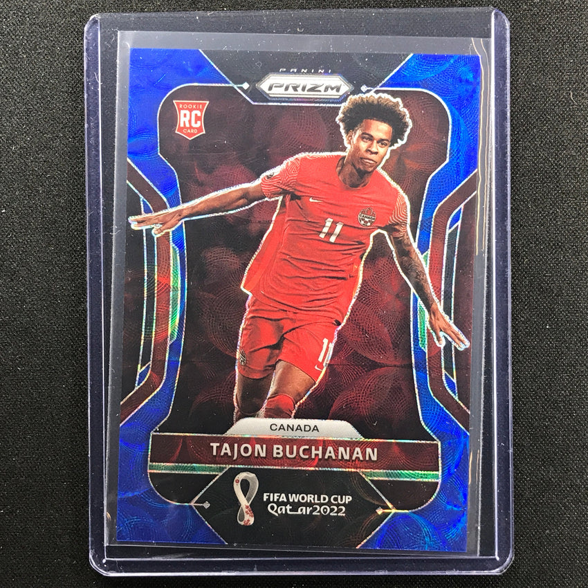 2022 Prizm Fifa World Cup Qatar Tajon Buchanan Rookie Choice Blue 97/135