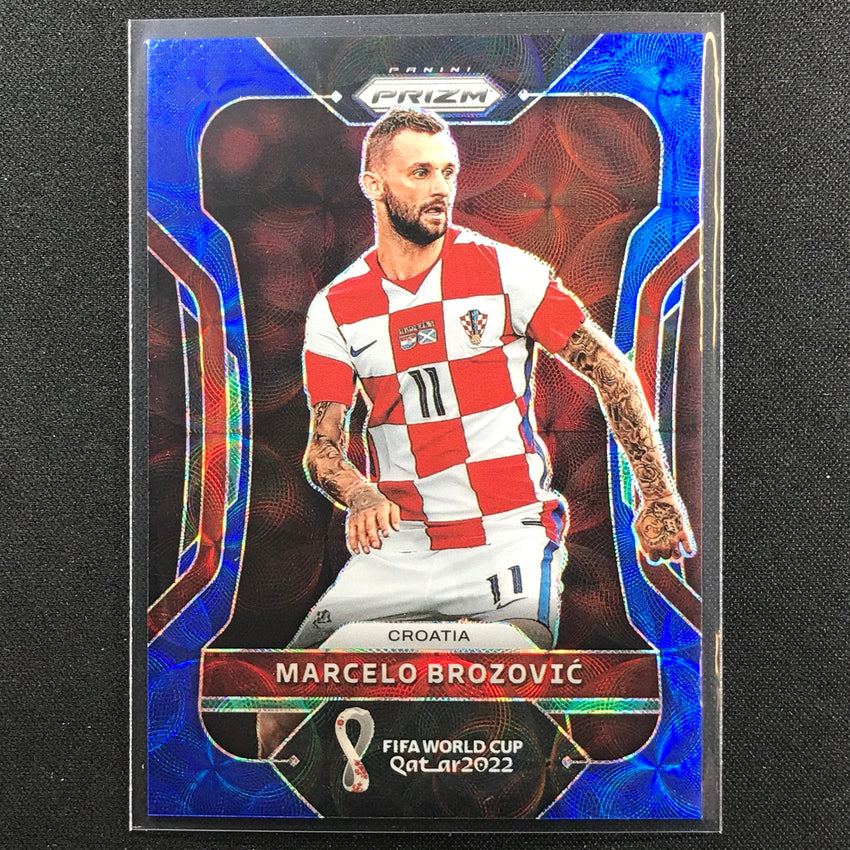 2022 Prizm Fifa World Cup Qatar Marcelo Brozovic Choice Blue 54/135