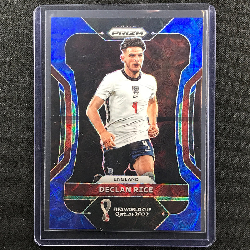 2022 Prizm Fifa World Cup Qatar Declan Rice Choice Blue 87/135