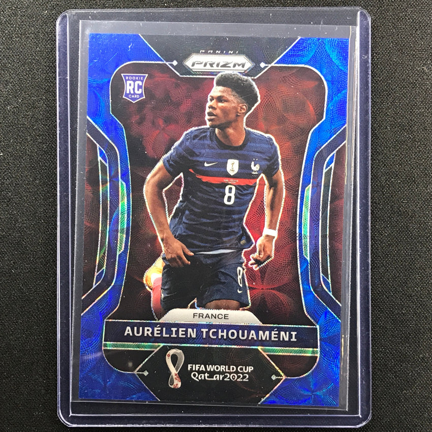 2022 Prizm Fifa World Cup Qatar Aurelien Tchouameni Rookie Choice Blue 45/135
