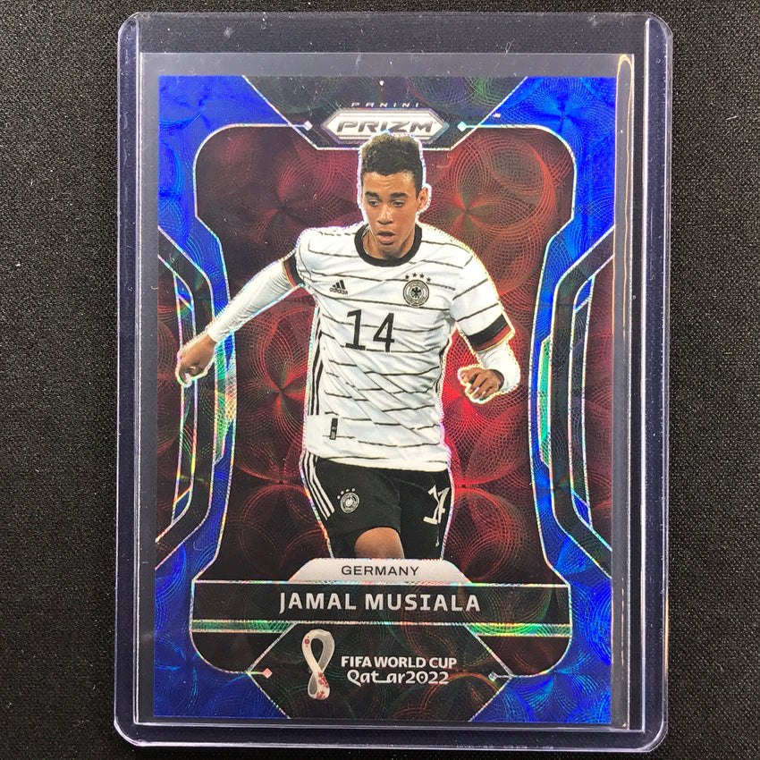 2022 Prizm Fifa World Cup Qatar Jamal Musiala Choice Blue 122/135