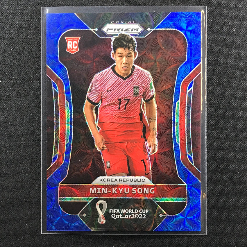 2022 Prizm Fifa World Cup Qatar Min-kyu Song Rookie Choice Blue 88/135