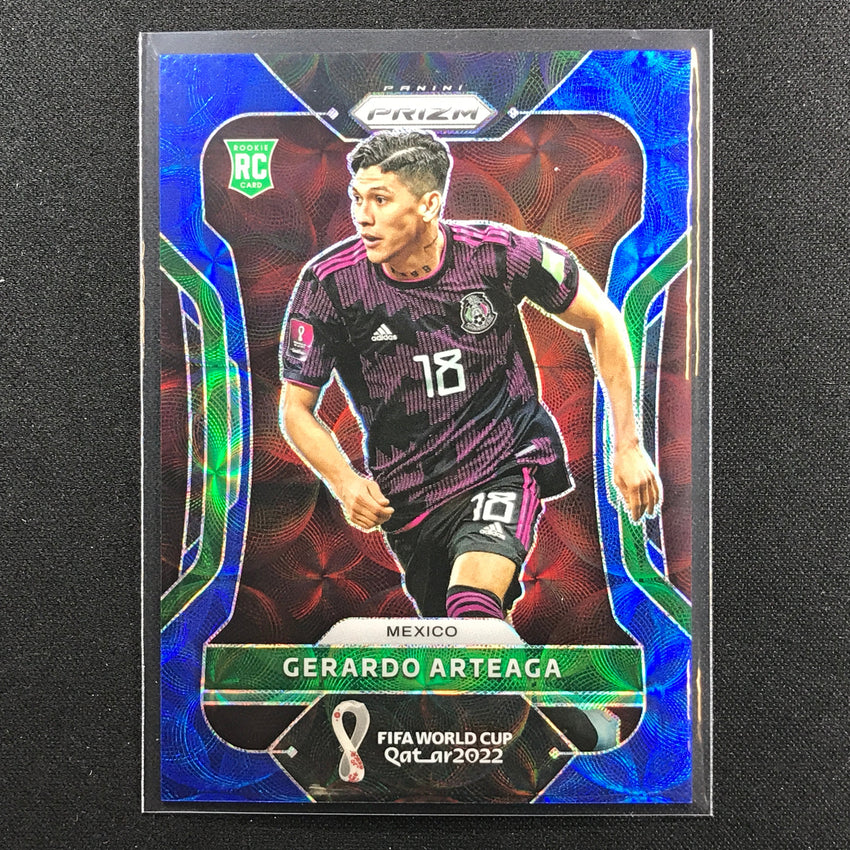 2022 Prizm Fifa World Cup Qatar Gerardo Arteaga Rookie Choice Blue 108/135