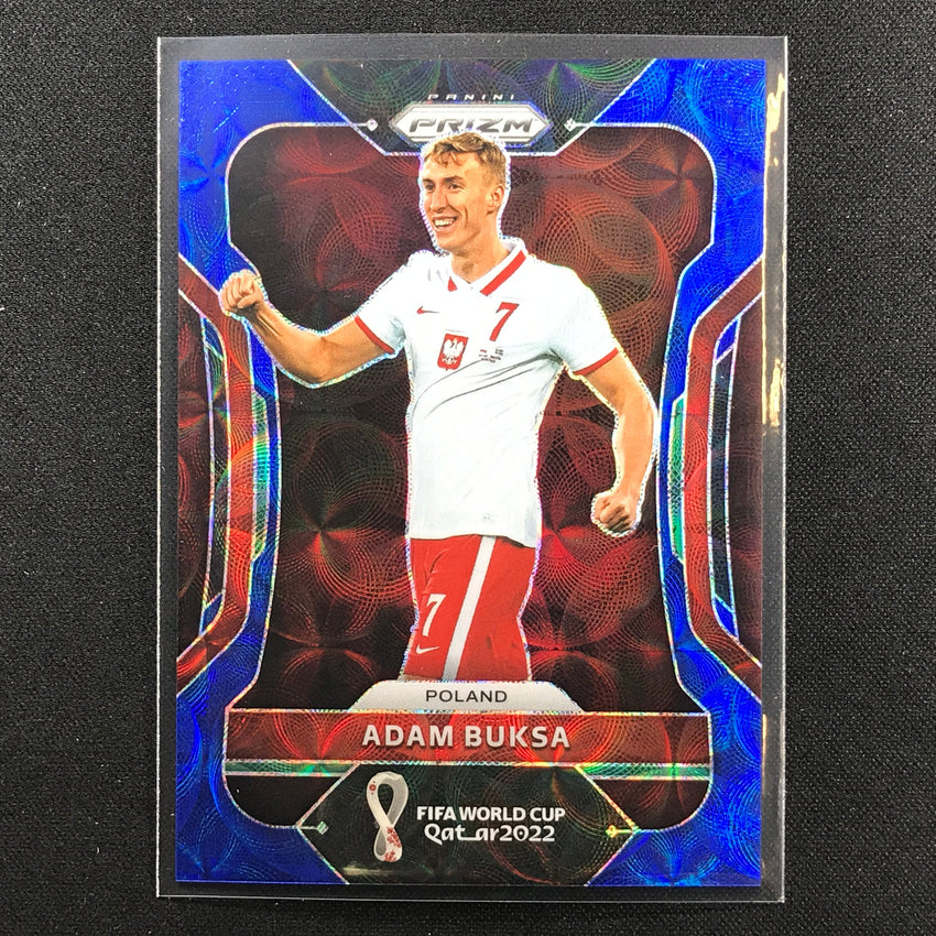 2022 Prizm Fifa World Cup Qatar Adam Buksa Choice Blue 34/135