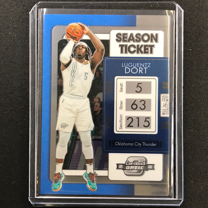 2021-22 Contenders Optic LUGUENTZ DORT Season Ticket Base #78